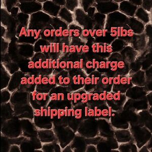 ‼️SHIPPING ADD ON‼️ - Orders Over 5lbs